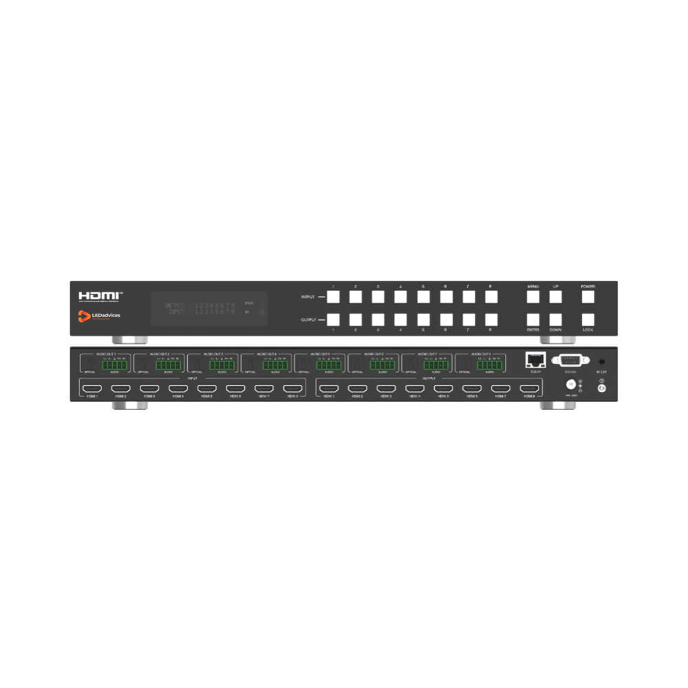 8x8 HDMI Seamless Matrix Switcher