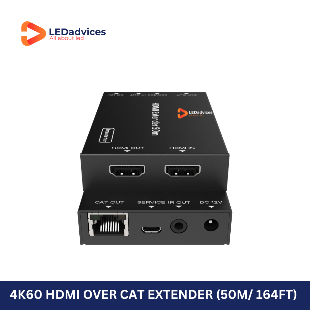 HDMI 18Gbps Over CAT Extender with one-way IR (50M) HDC-EDB50C