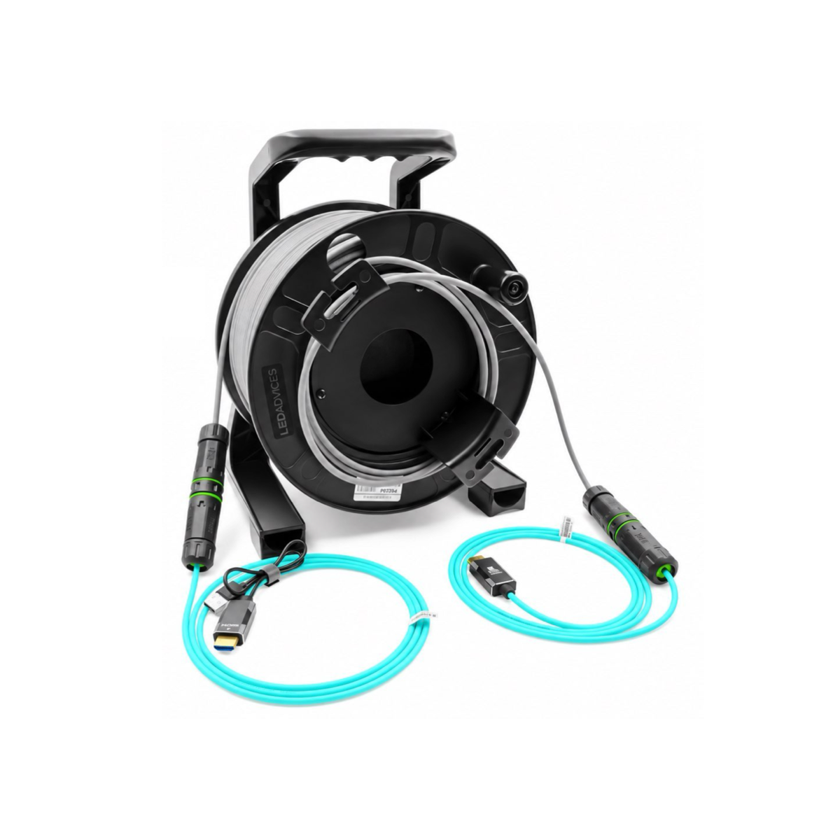 8K HDMI 2.1 Pure Fiber Cable Reel — Armored & Detachable Heads (48Gbps)
