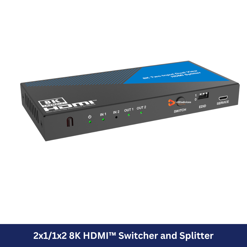 8K 2x2 HDMI Matrix Switch Splitter Model: HDC-SPC22
