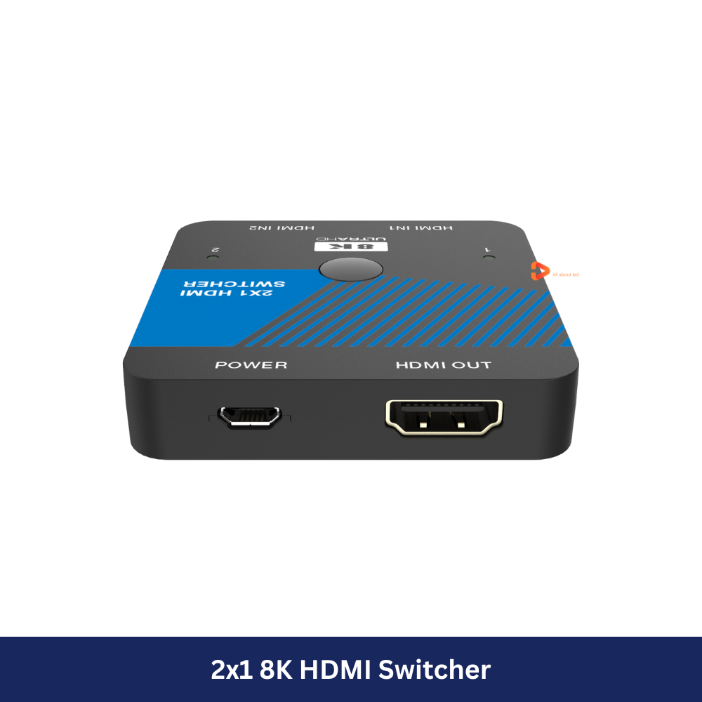 2x1 8K HDMI Switcher Model: HDC-SWC21