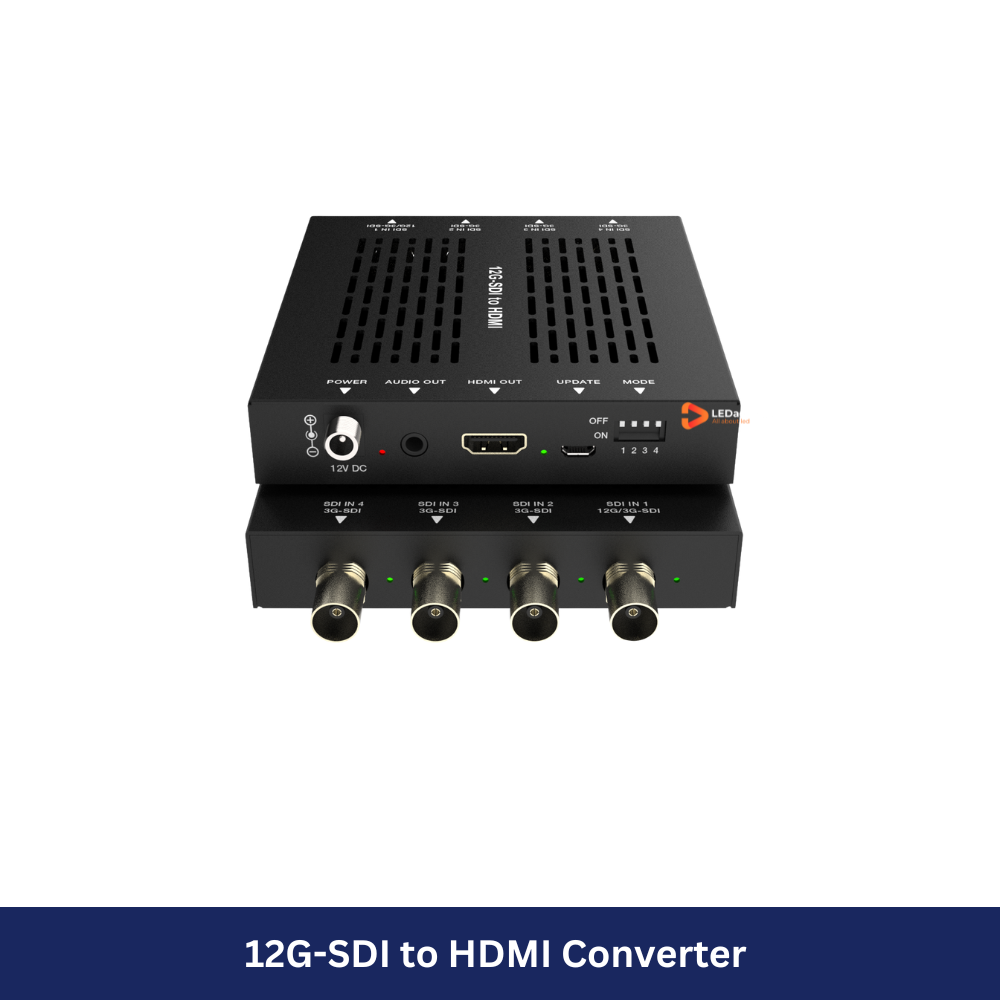12G-SDI to HDMI Converter with Analog Audio Output Model: HDC-VCBS200C