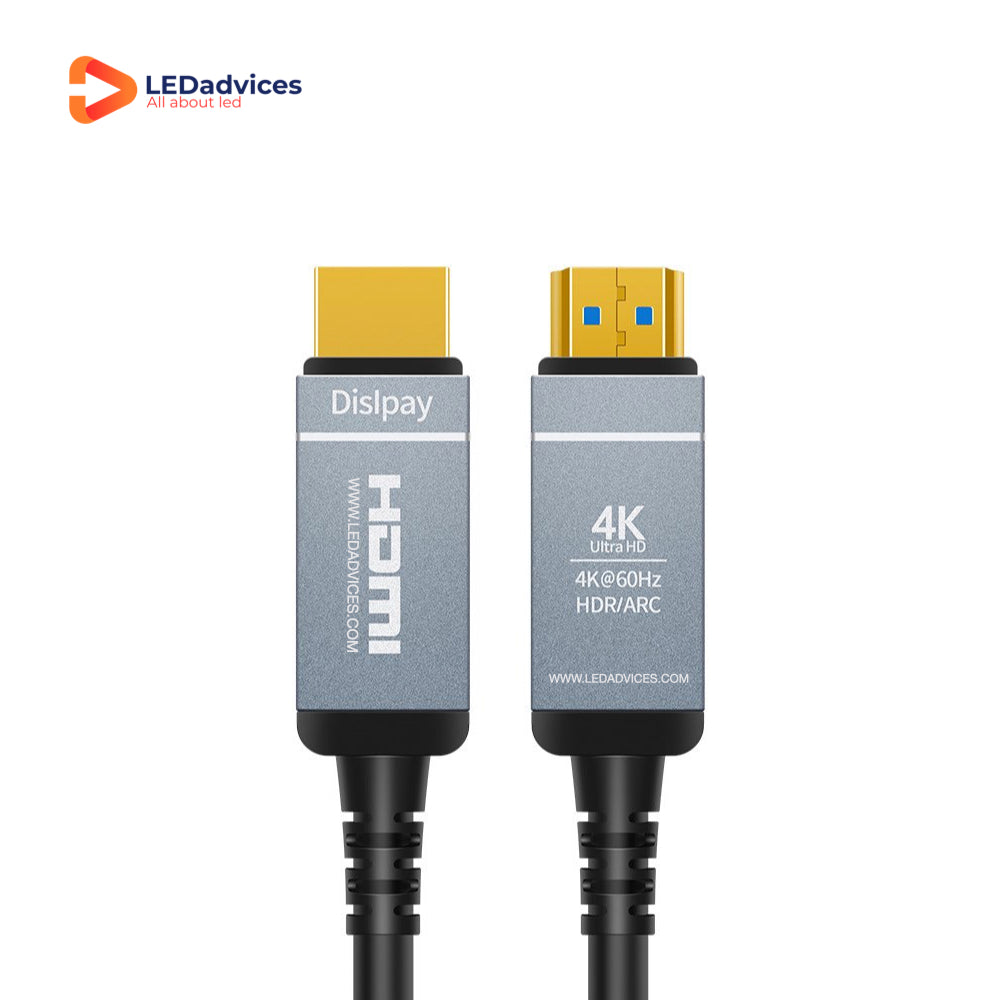 4K Fiber Optic HDMI 2.0 Cable, 60Hz, HDR, HDCP2.2, 4:4:4 – Perfect for Home Theater, TV, Projector, and Monitor Connections