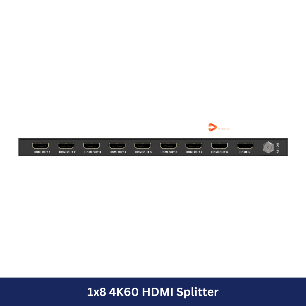 1x8 4K60 HDMI Splitter Model: HDV-B18IH