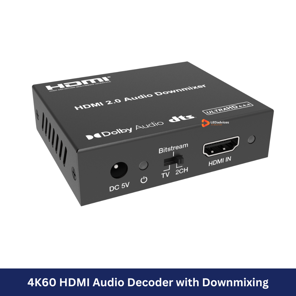 4K60 HDMI Audio Decoder with Downmixing Model: HDV-MB02