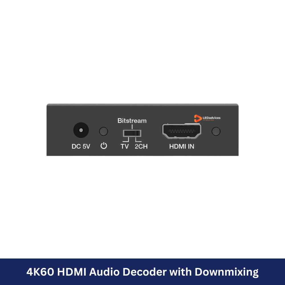 4K60 HDMI Audio Decoder with Downmixing Model: HDV-MB02