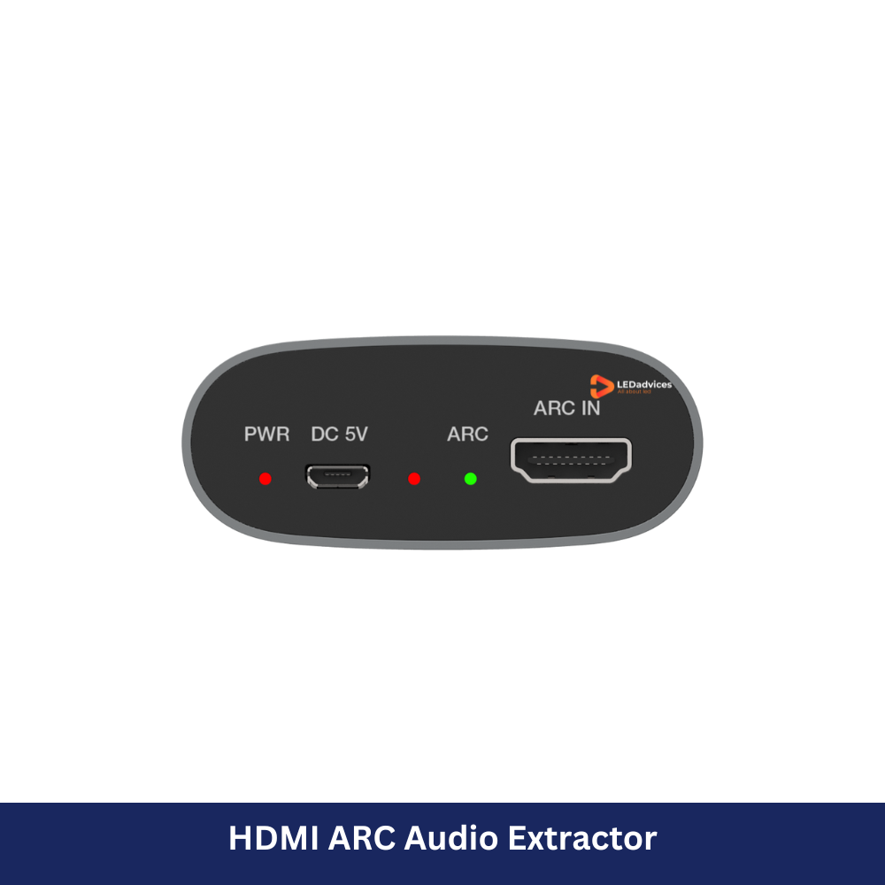 HDMI ARC Audio Extractor with CEC & 3.5mm/RCA Stereo Output | Model: HDV-MB07