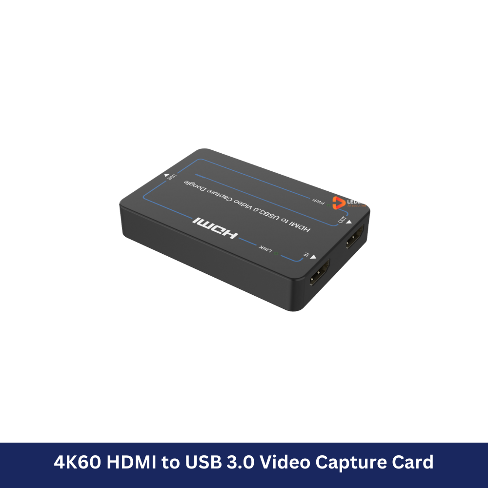 4K60 HDMI to USB 3.0 Video Capture Card with Loop Out | Model: HDV-UH60EB