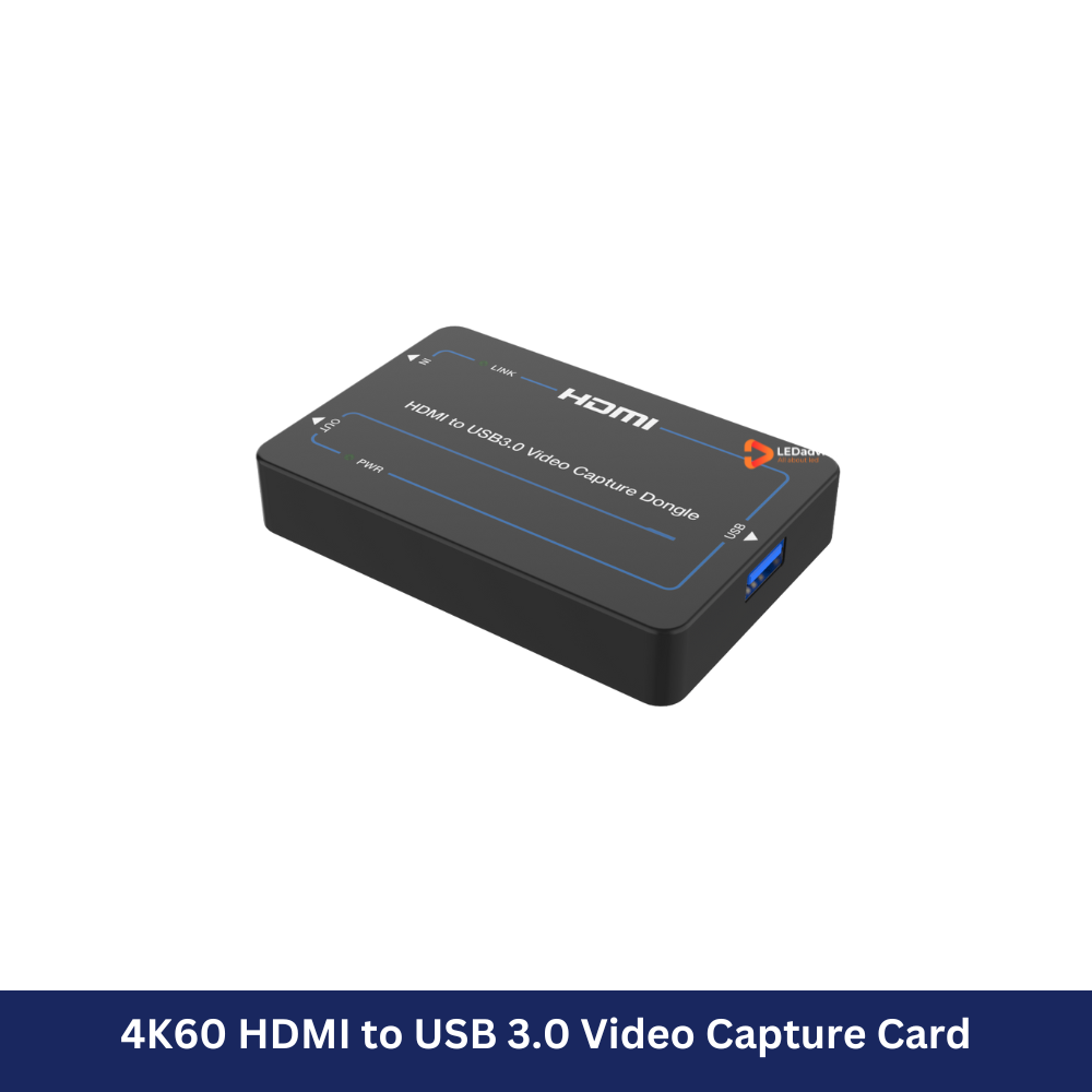 4K60 HDMI to USB 3.0 Video Capture Card with Loop Out | Model: HDV-UH60EB