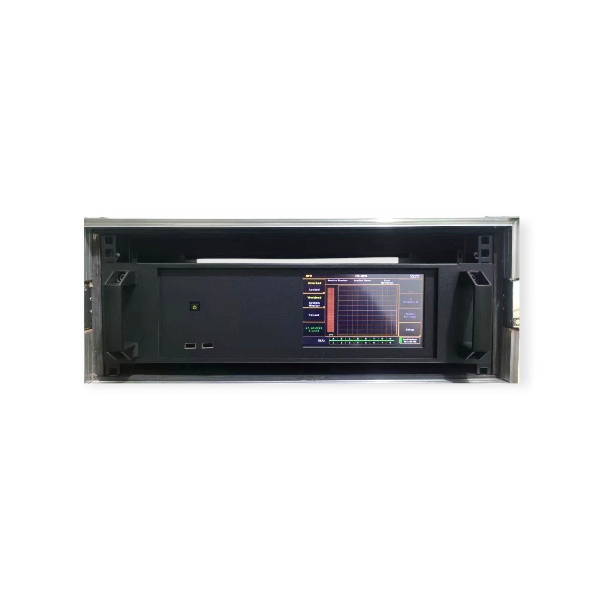 MA2 Stage Lighting Network Processing Unit NPU With Case i5 CPU 4GB RAM 120GB SSD 4096 DMX Channels 8 Outputs DMX512 ARTNET ACN