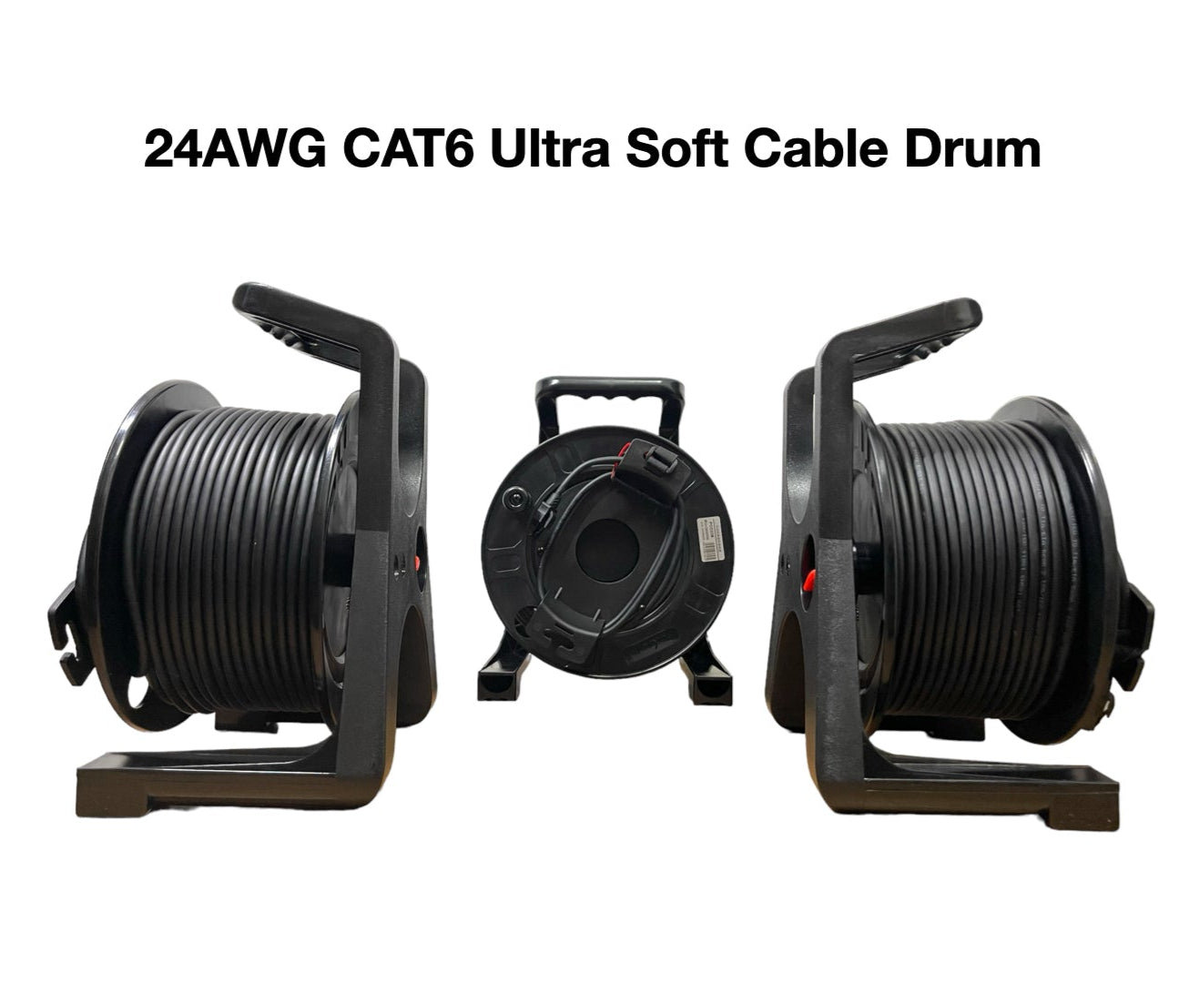 50m/100m 24AWG CAT6 UTP CABLE with PCD235 Reel for Rental Stage Event Long Distance