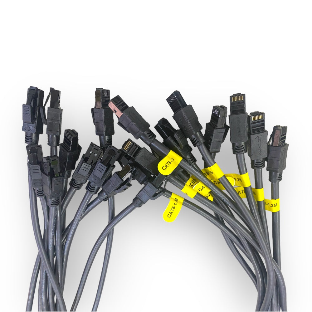 1m/3.28ft 10pcs 24AWG CAT6 UTP Cable For 500*500mm, 500*1000mm LED Display
