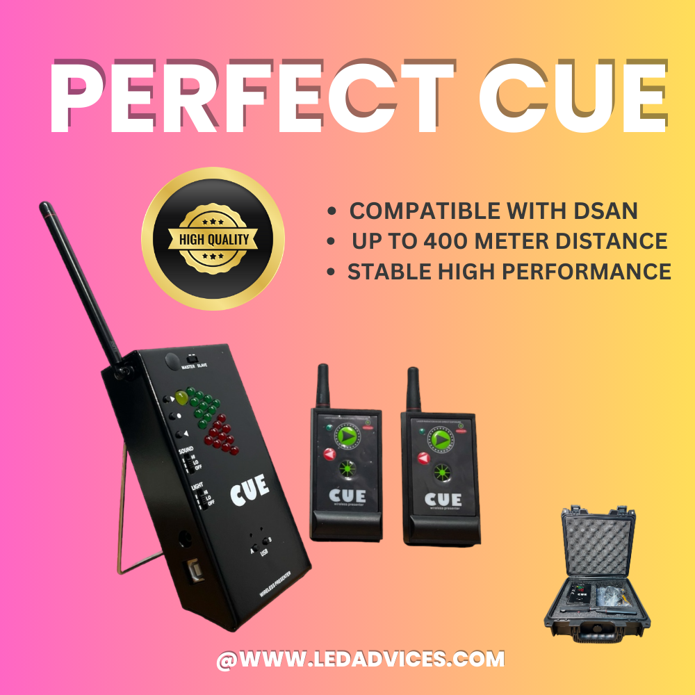 Perfect Cue 400m / 1320ft Professional Flipper PPT Keynote Anti Interference Long Distance Conference Product Launch Meeting