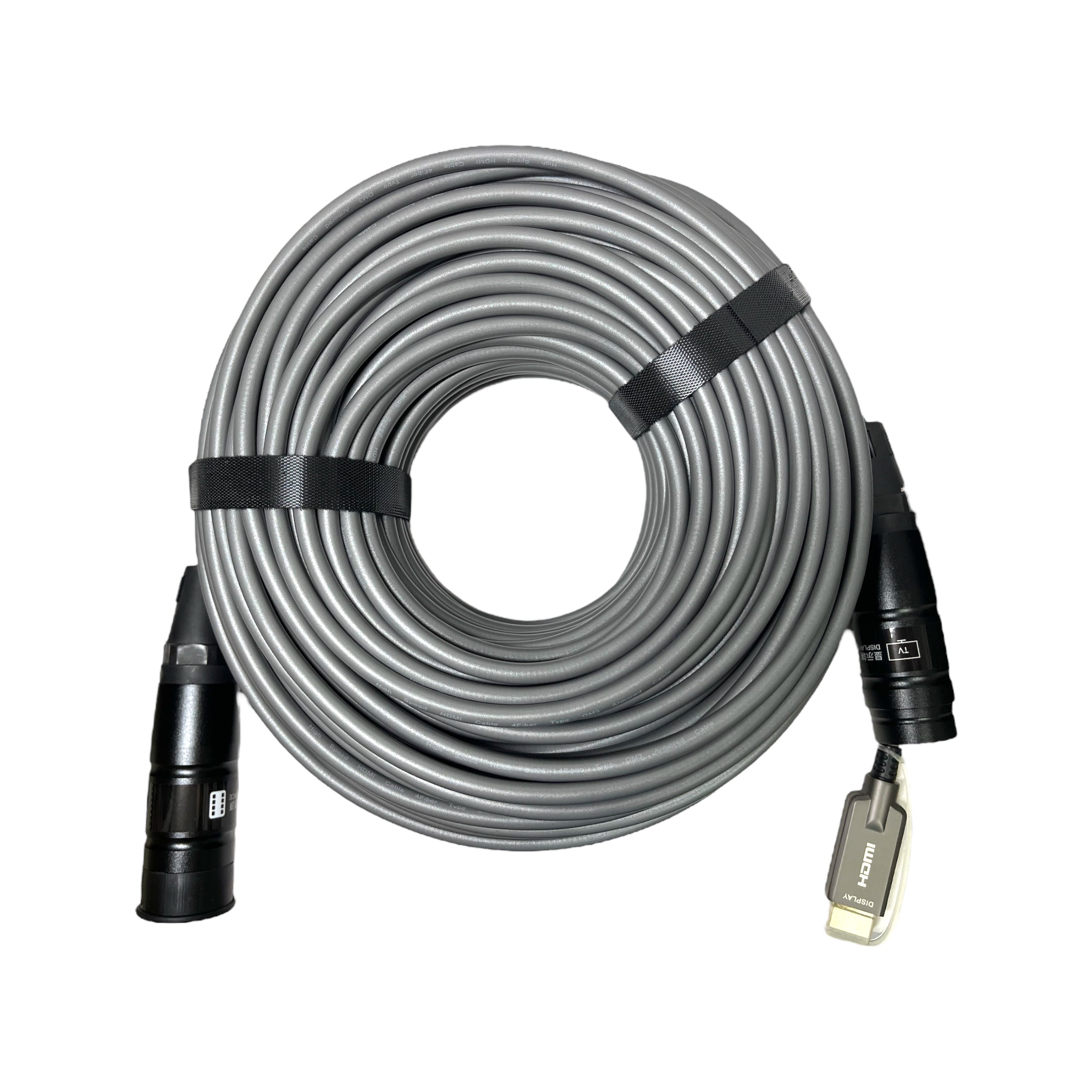 8K HDMI 2.1 Active Optical Cable – 48Gbps, 150m, Armored Fiber, Gold-Plated Connector, HDR10, HDCP2.3