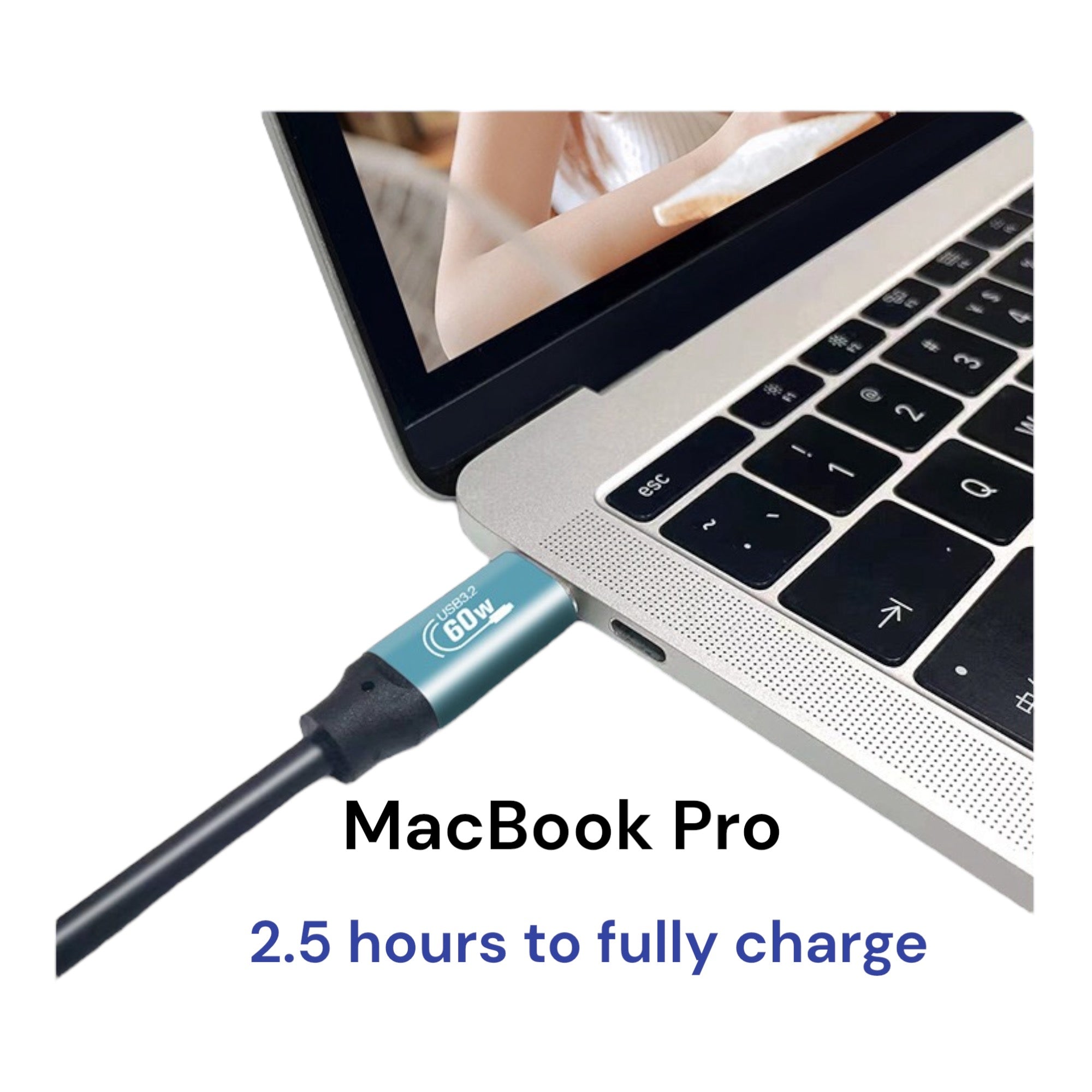 USB 3.1 Fiber Optic Type-C Data Cable – 10Gbps High-Speed, 60W Fast Charging, 8M Long, VR/Camera/Depth Sensor Compatible