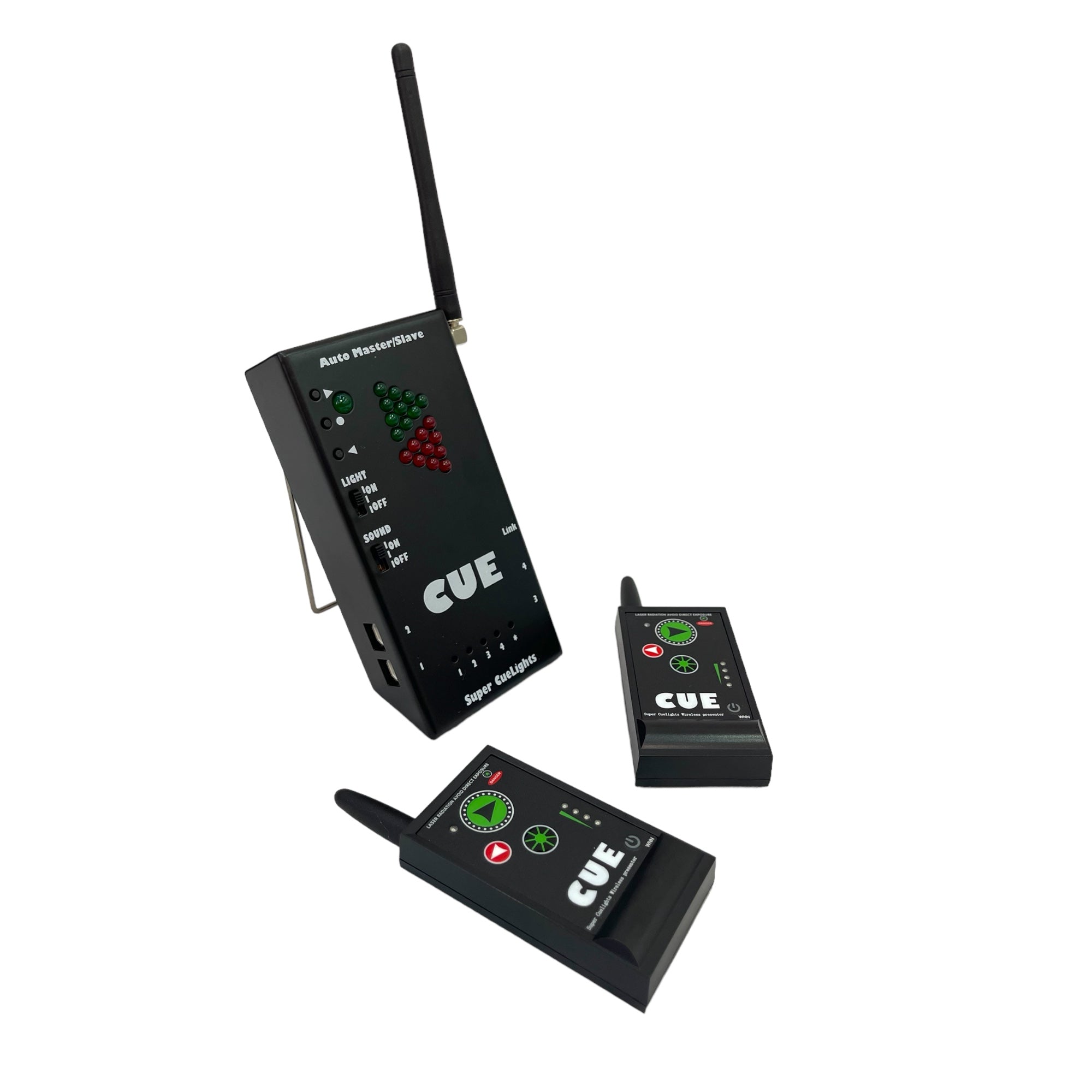 Super Cuelight Professional PPT Presenter Anti Interference Up to 400 Meters Control 1-4 Laptops for Big Event Conference