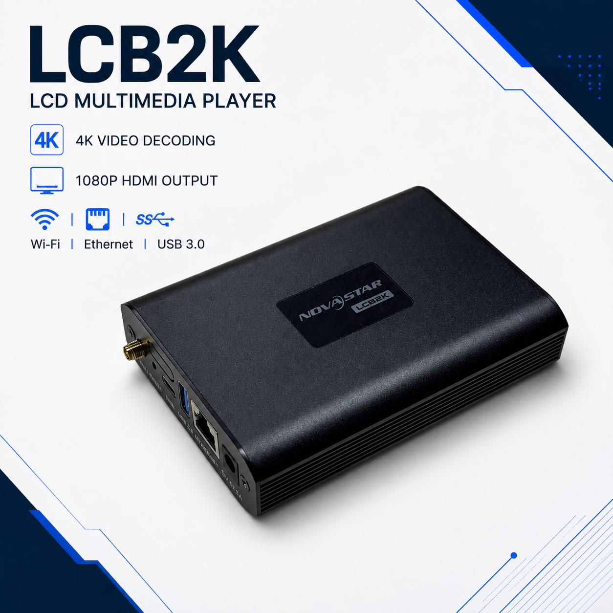 NovaStar LCB2K Compact LCD Digital Signage Player