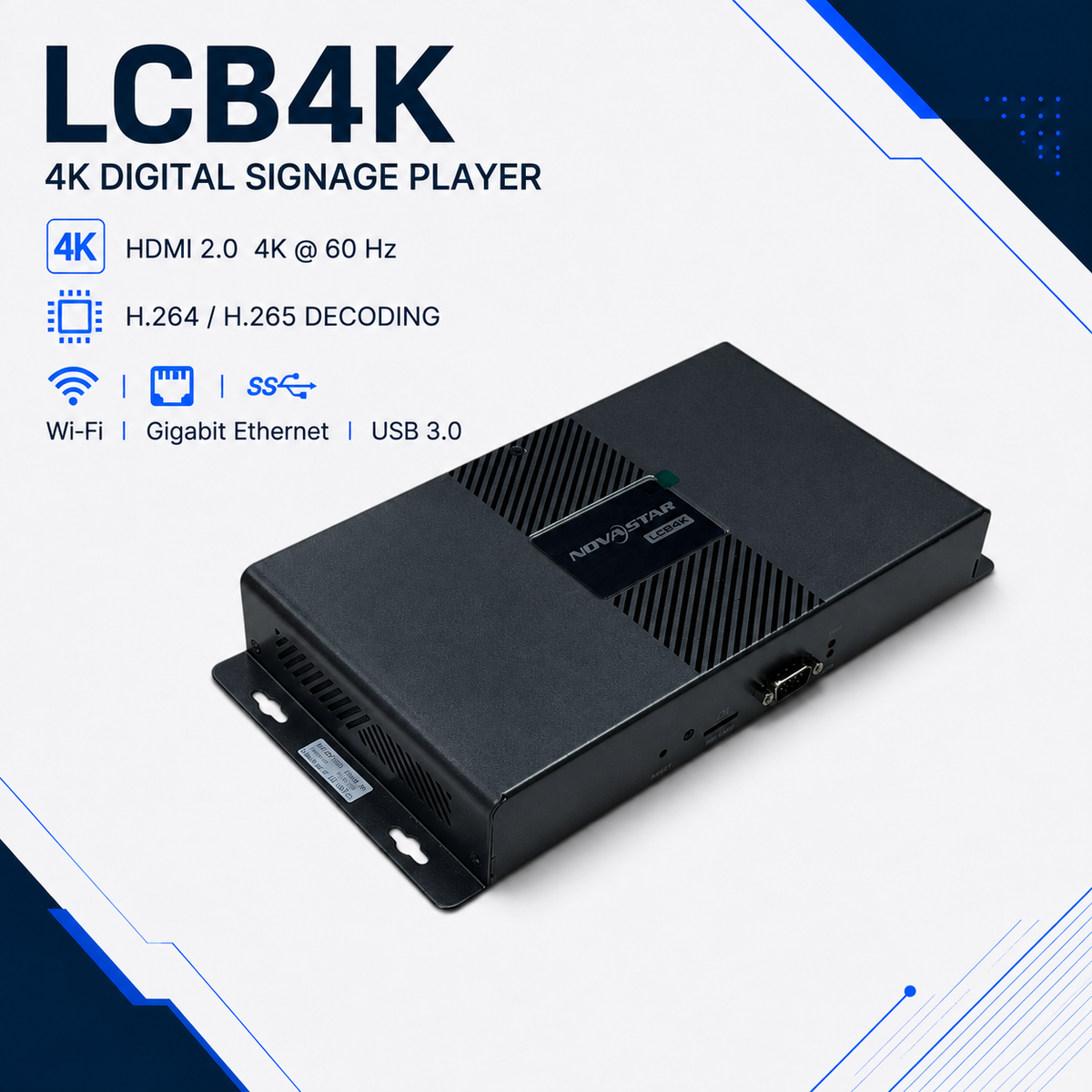 NovaStar LCB4K 4K60 Digital Signage Media Player