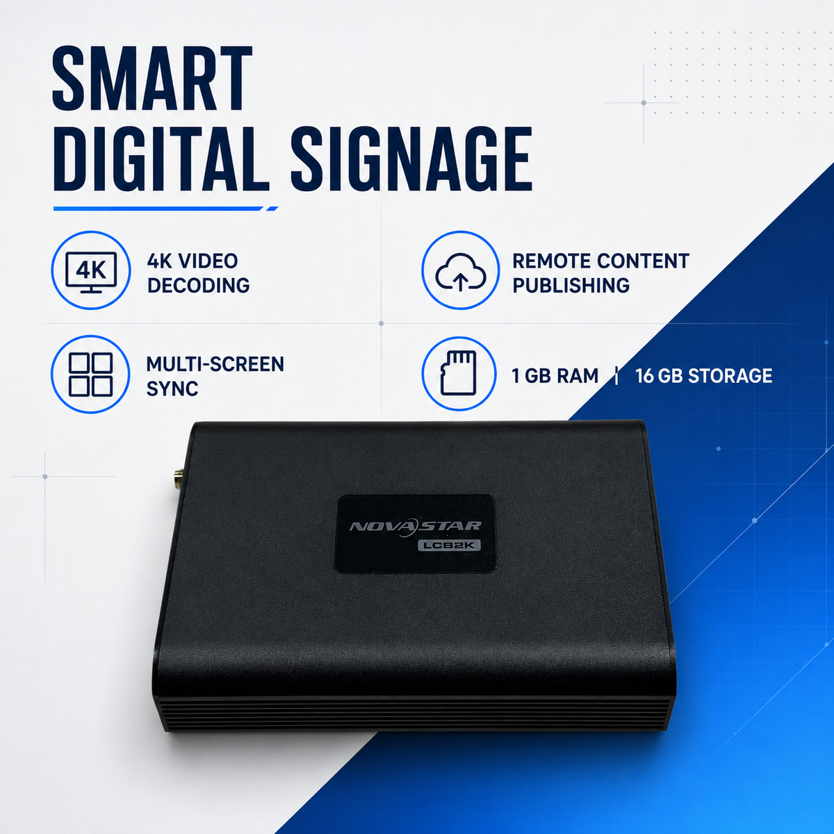 NovaStar LCB2K Compact LCD Digital Signage Player