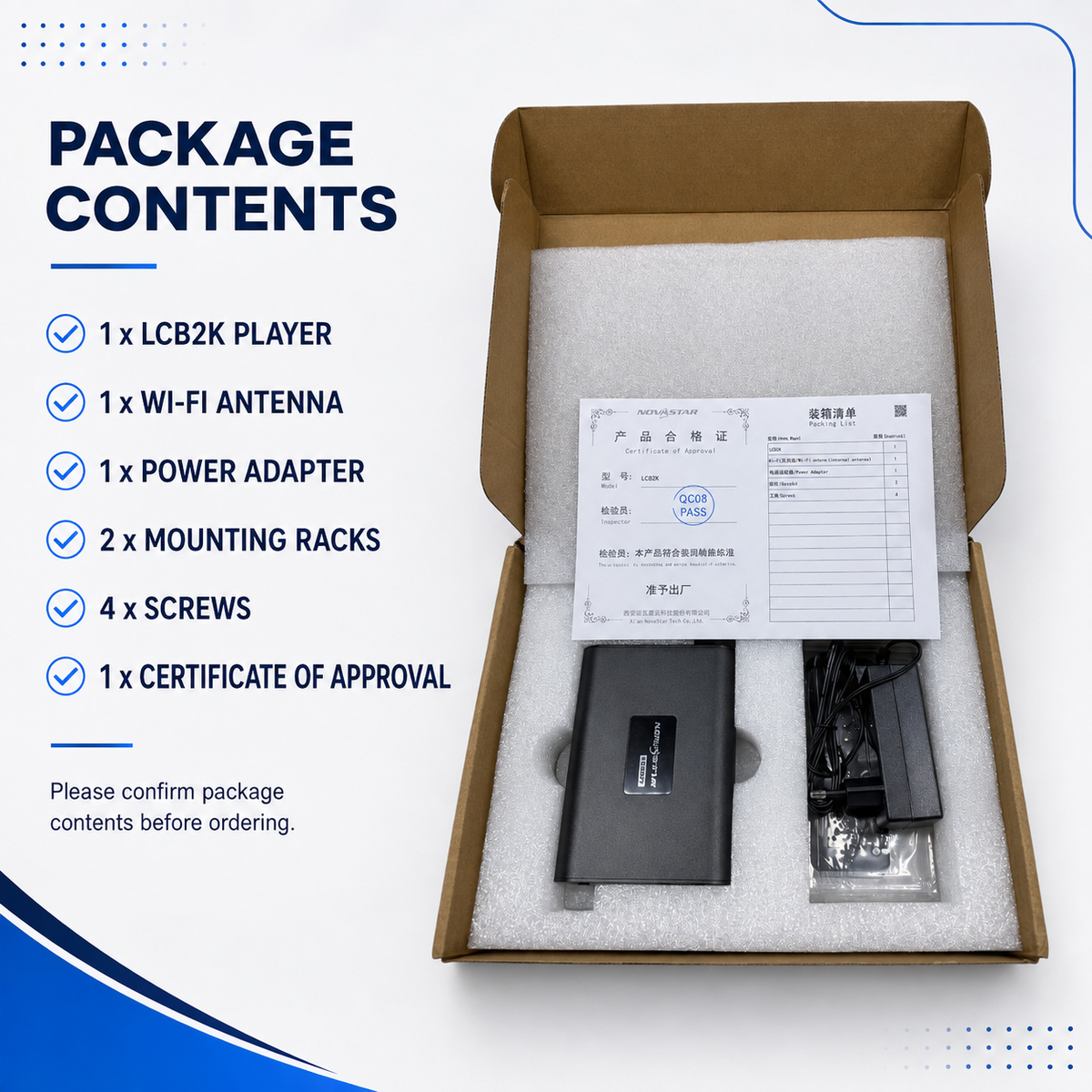 NovaStar LCB2K Compact LCD Digital Signage Player