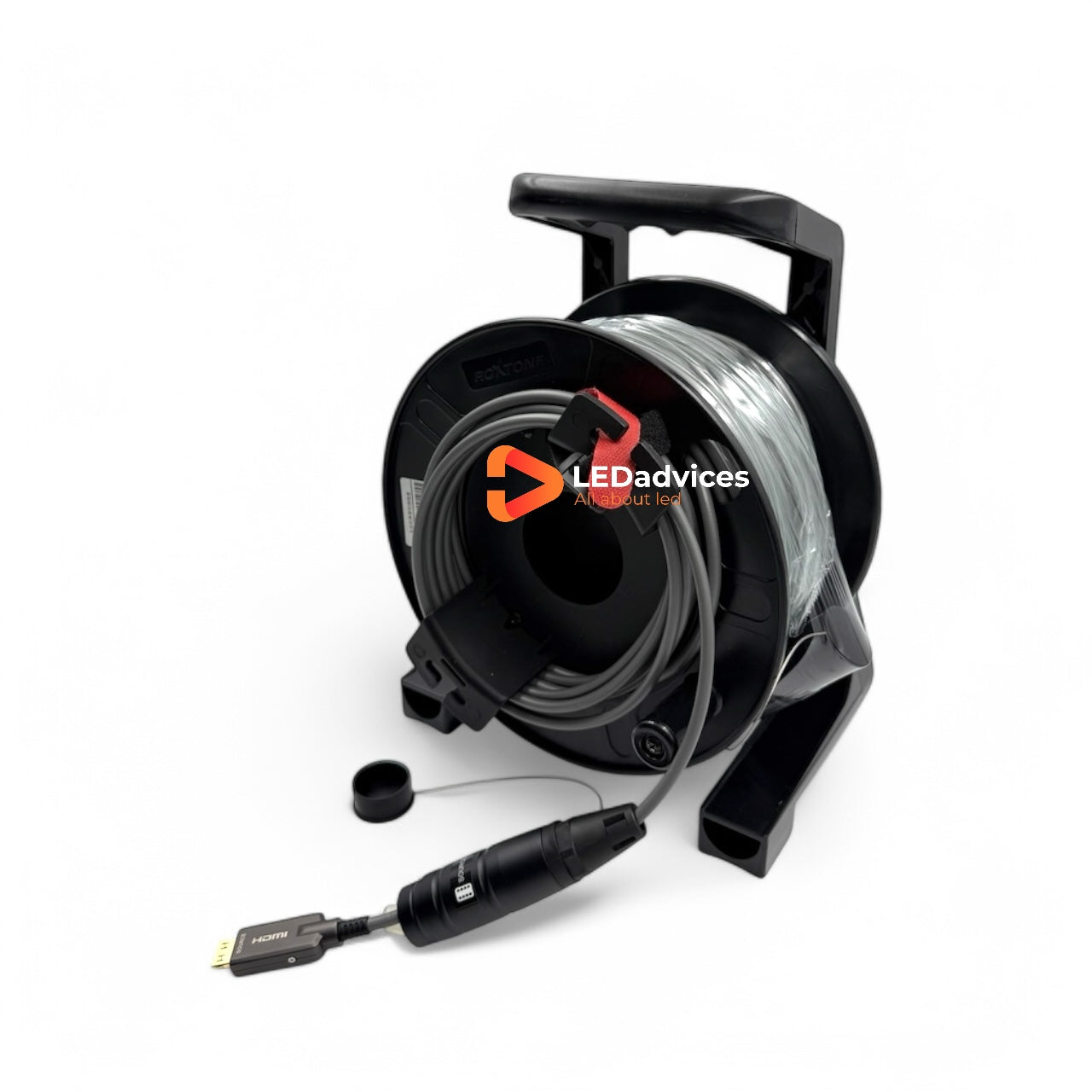K-LOCK 8K HDMI 2.1 Active Optical Cable – Armored, 48Gbps, 150m Long, HDR10, HDCP2.3 Supported