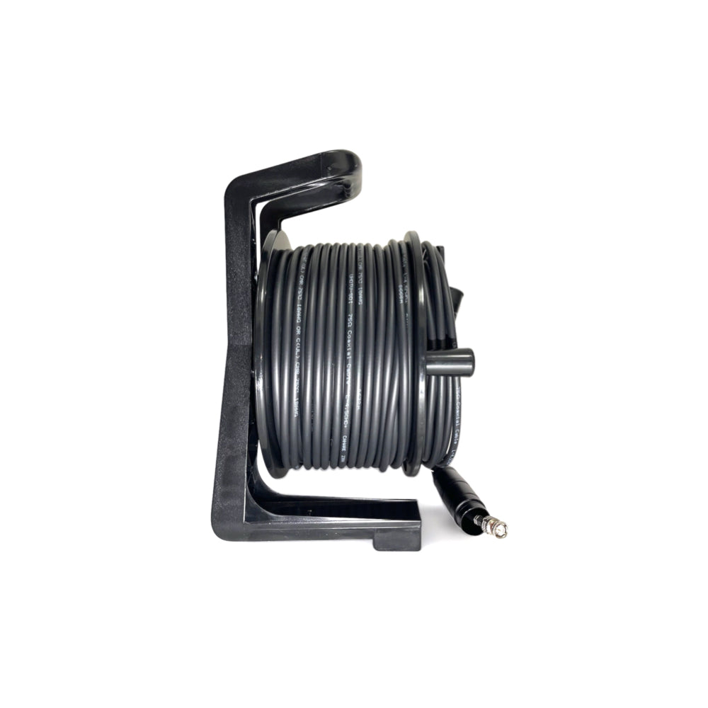 6G/12G-SDI Canare L-4.5CHD BNC Cable BNC-BNC Video Cable Reel, RG6, 7.0mm, Black