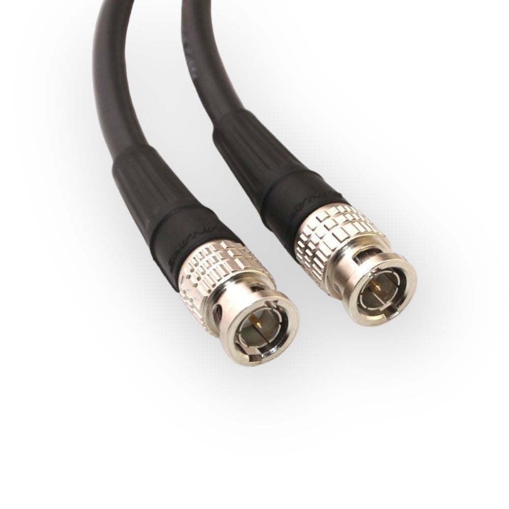 6G/12G-SDI Canare L-4.5CHD BNC Cable BNC-BNC Video Cable Reel, RG6, 7.0mm, Black
