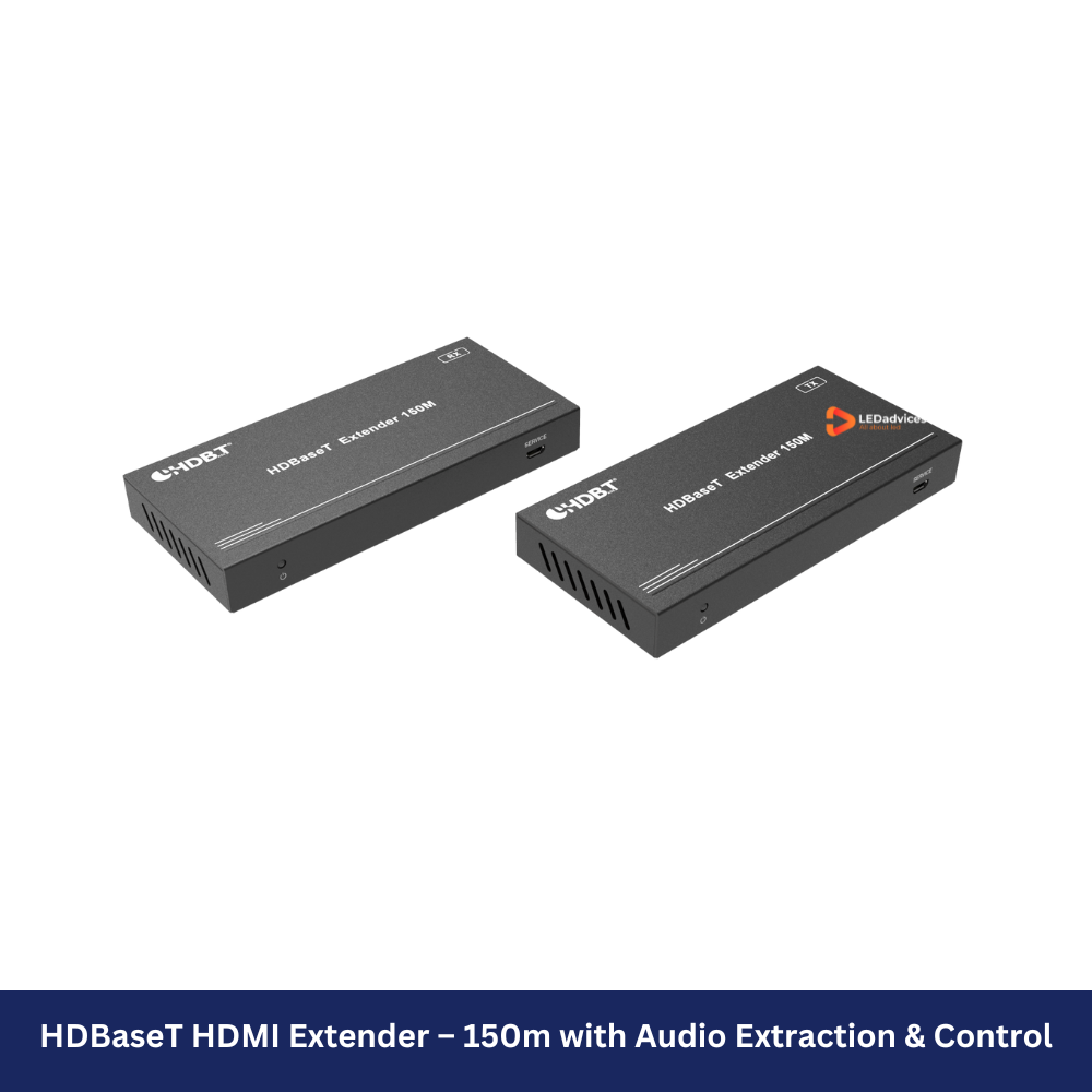 HDBaseT HDMI Extender – 150m with Audio Extraction & Control Model: HDC-EHB150CG