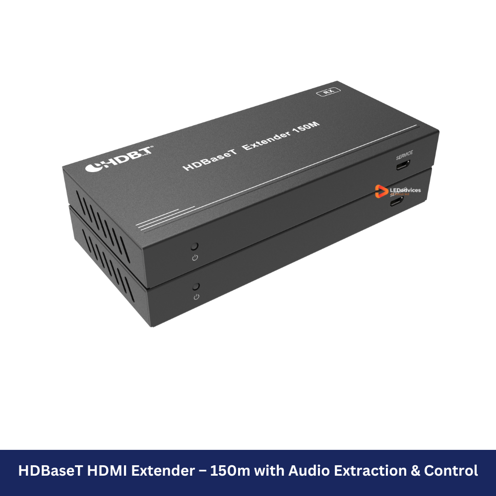 HDBaseT HDMI Extender – 150m with Audio Extraction & Control Model: HDC-EHB150CG