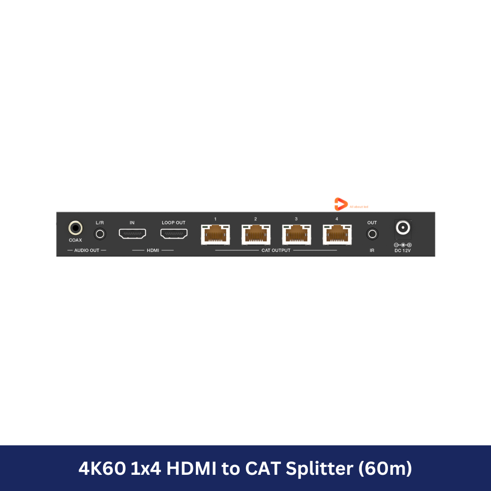 4K60 1x4 HDMI to CAT Splitter (60m)  Model: HDC-SPB14D60