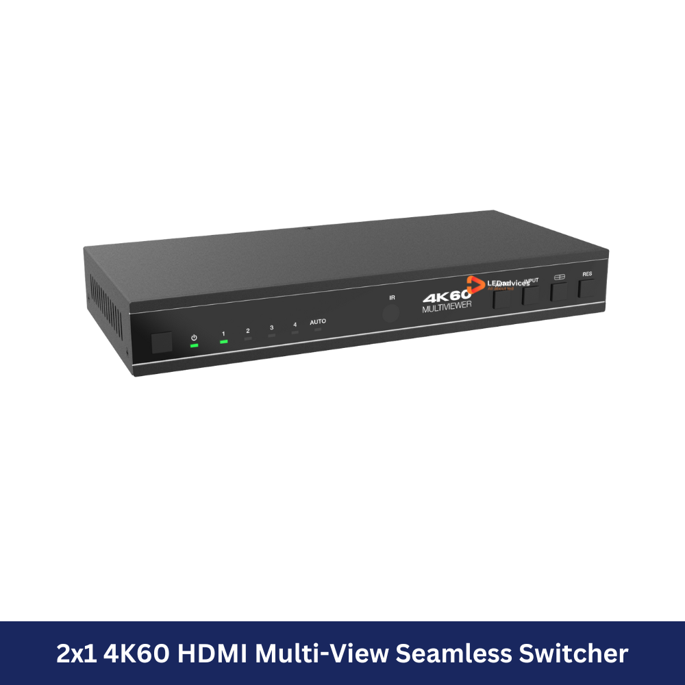 4x1 4K60 HDMI Multi-Viewer Seamless Switcher  Model: HDC-SWB41MV