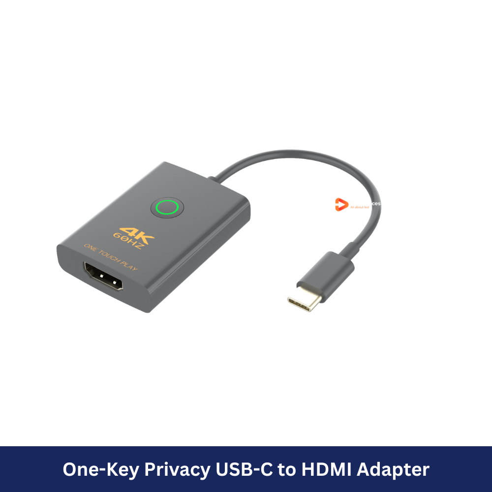 One-Key Privacy USB-C to HDMI Adapter  Model: HDC-UCH1