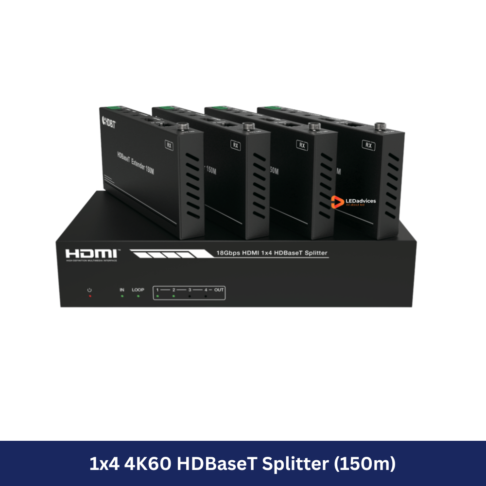 1x4 4K60 HDBaseT Splitter (150m)  Model: HDP-SPB14H150