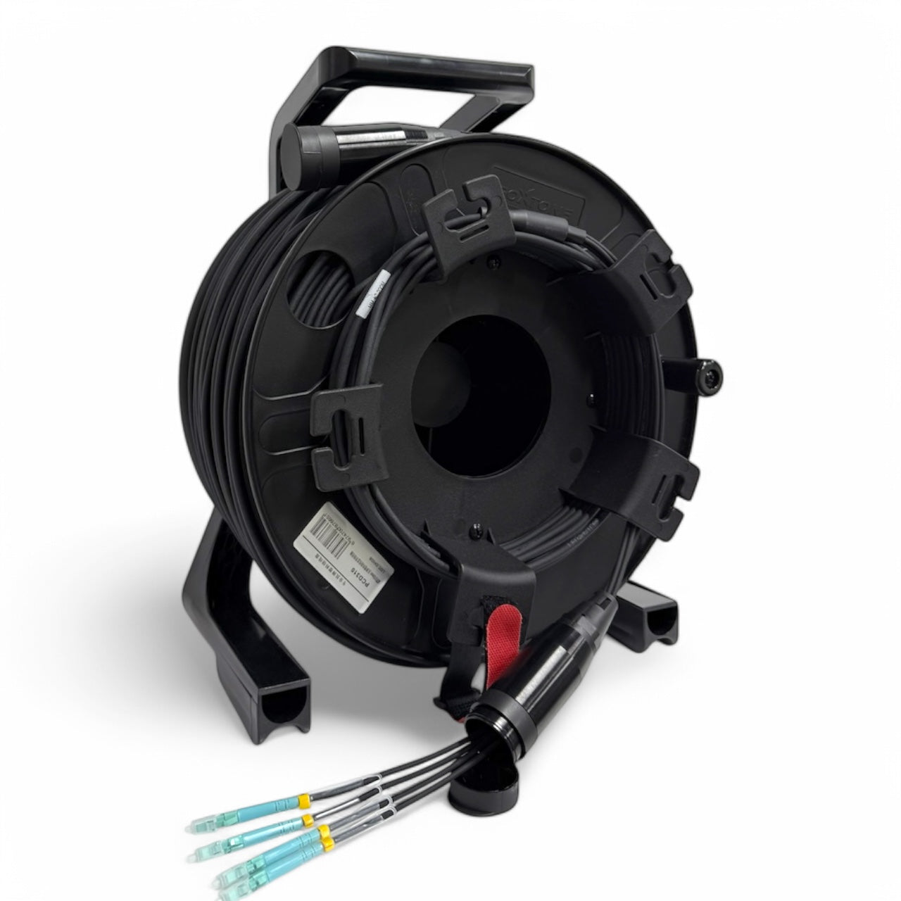 4-Core OM3 Multimode Matt Frosted TPU Armored Tactical Fiber Optic Cable 100m 200m 300m