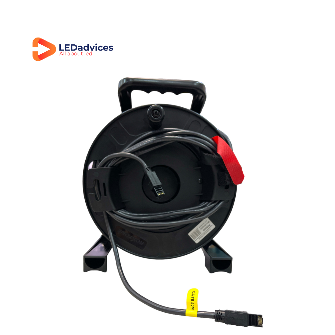50m/100m 24AWG CAT6 UTP CABLE with PCD235 Reel for Rental Stage Event Long Distance