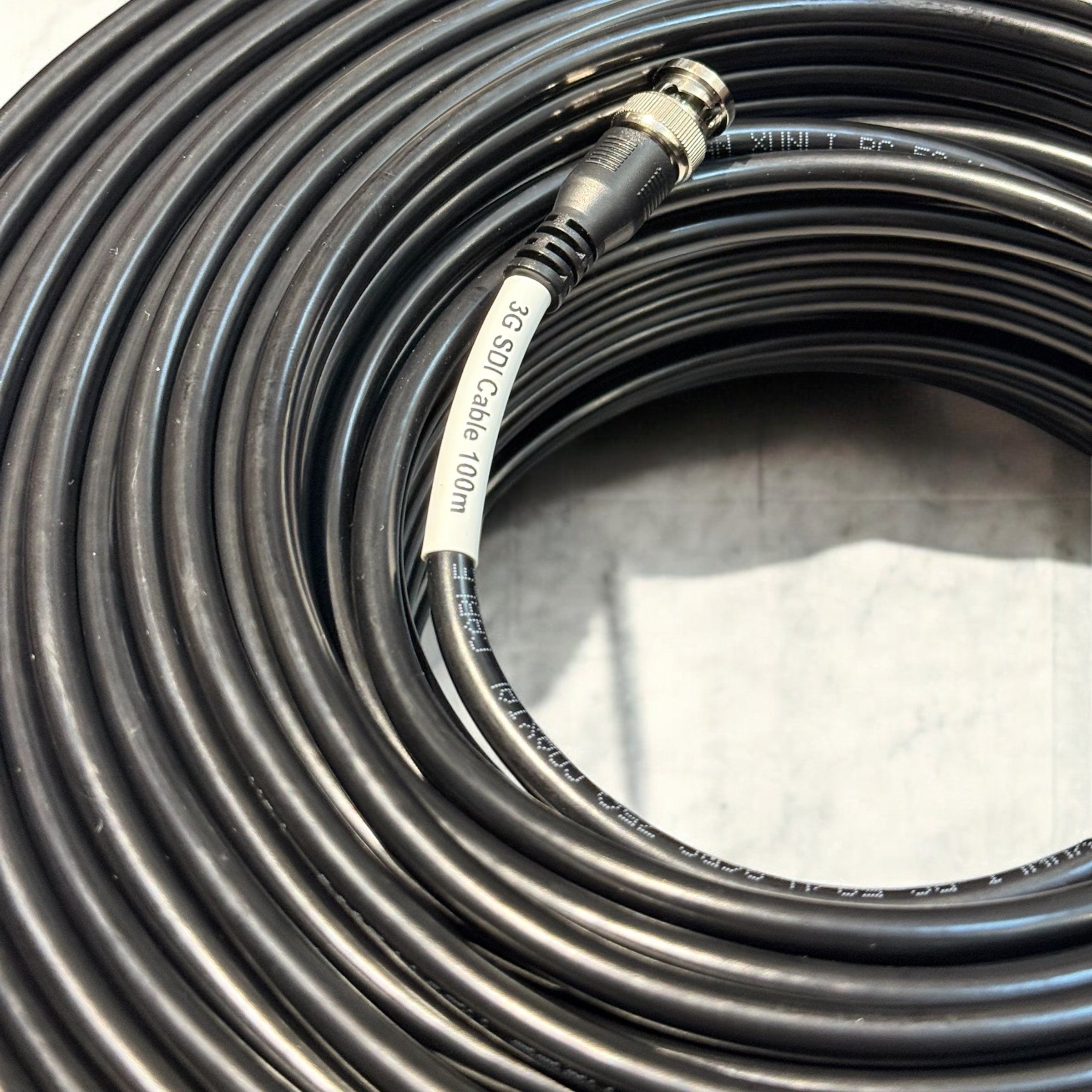 BNC Male-to-Male 3G SDI Video Coaxial Cable, RG59 75Ohm, OD 6.0mm, Aluminum Foil + Braided Shielding