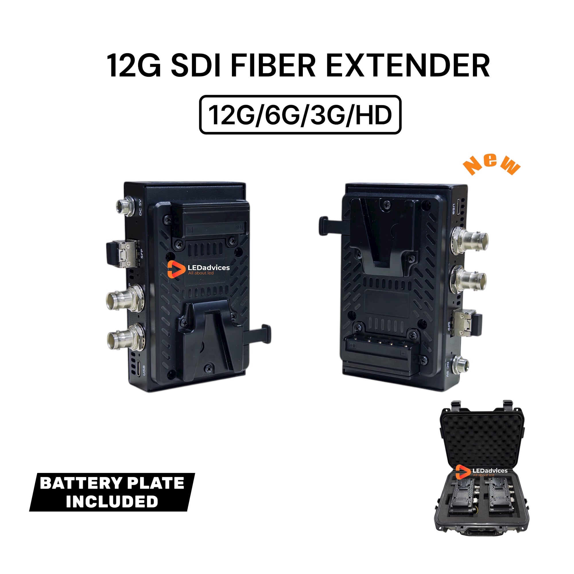 12G SDI Optical Extender – Uncompressed Long-Distance HD Transmission