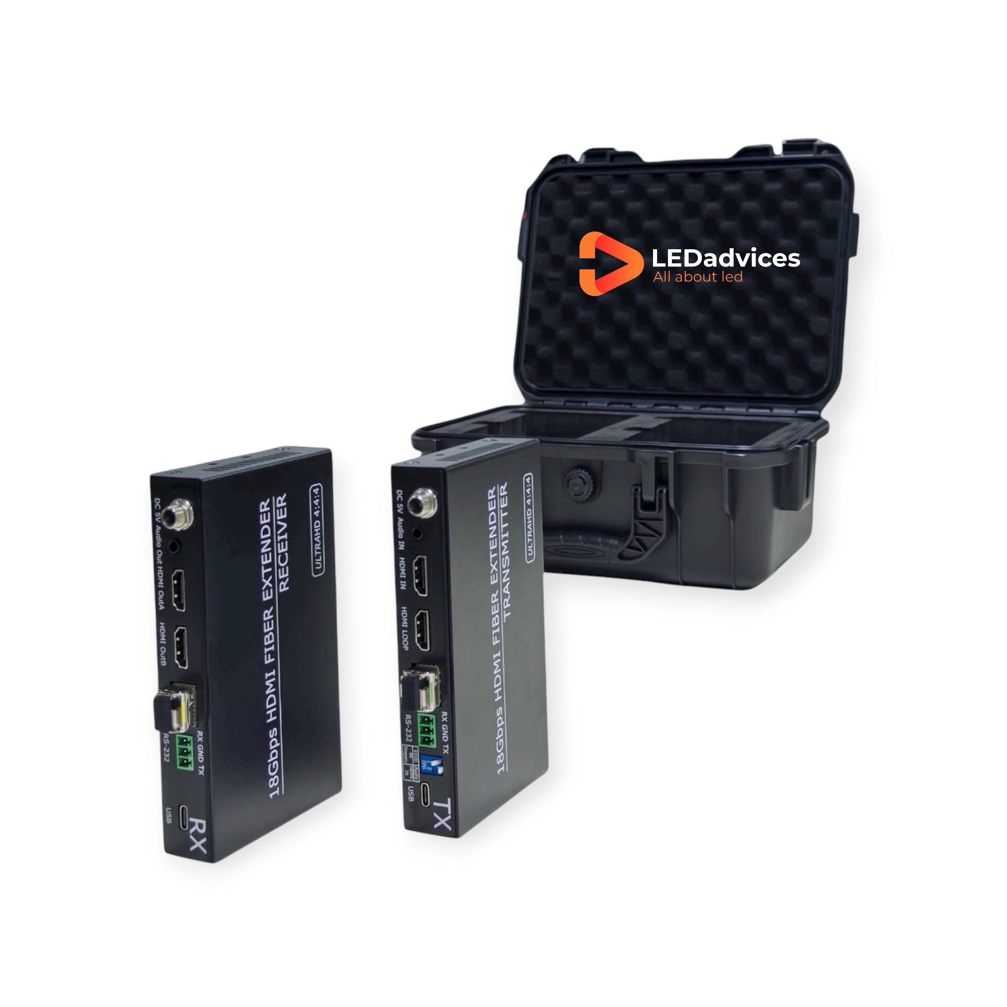 HDMI 2.0 4K Audio & Video Optical Extender – 10km Transmission