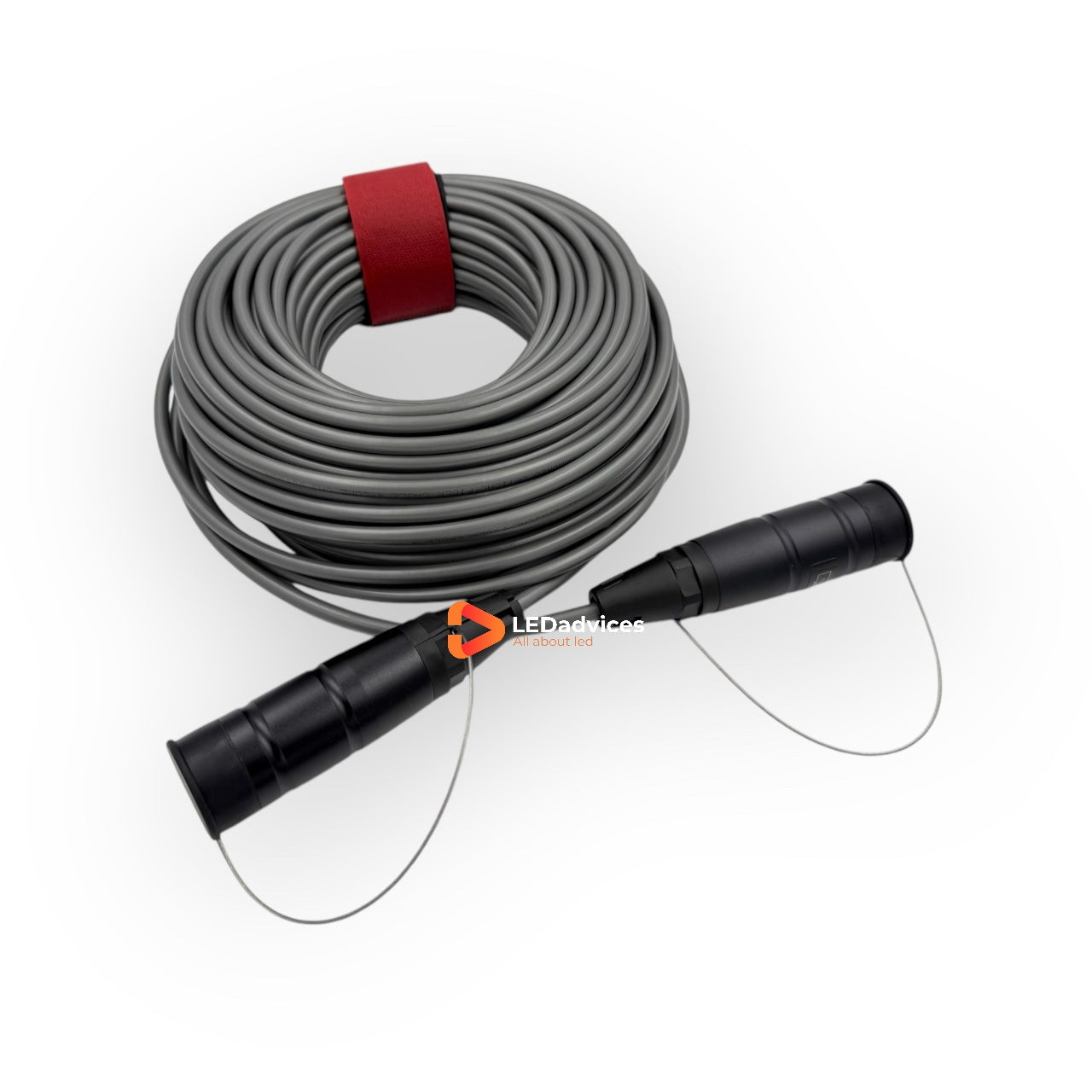 K-LOCK 8K HDMI 2.1 Active Optical Cable – Armored, 48Gbps, 150m Long, HDR10, HDCP2.3 Supported