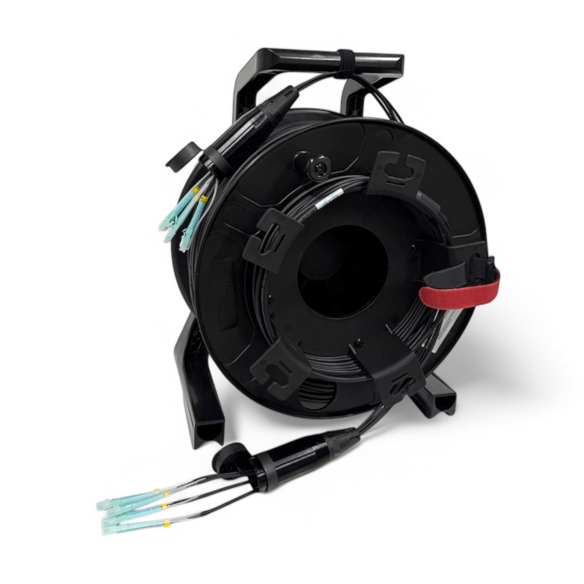 4-Core MM Armored Fiber Cable, TPU, LC-LC, 100M/328Ft, USA Stock