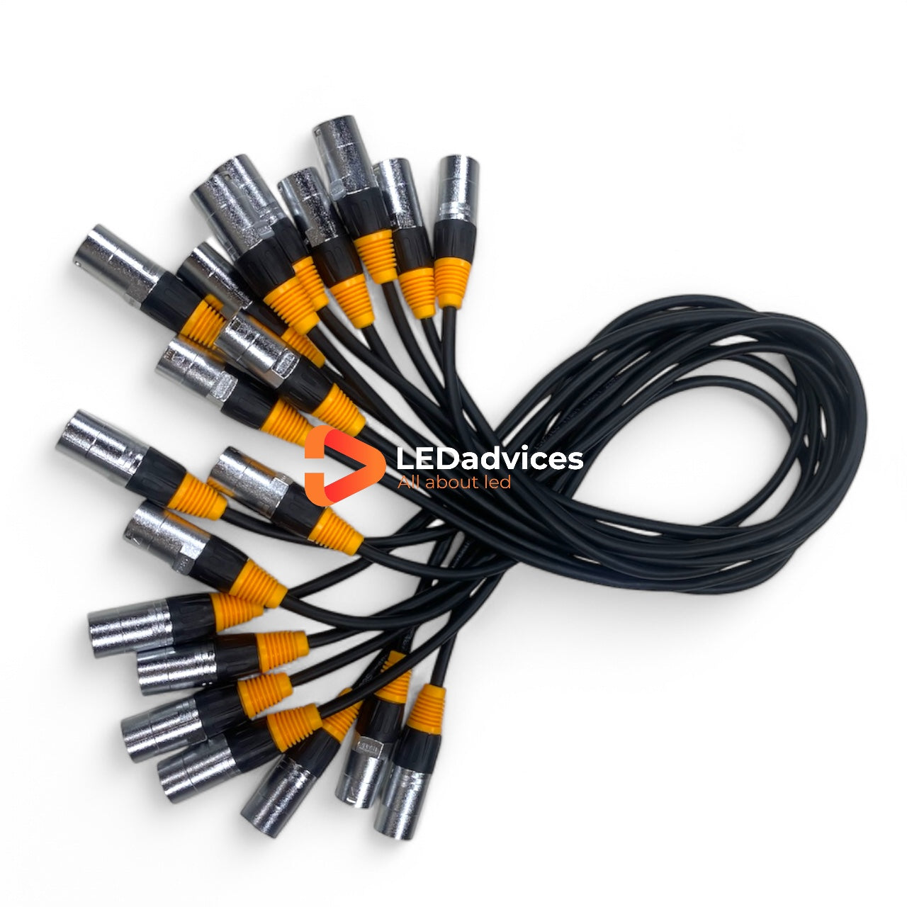 0.8m/1.2m 10pcs 24AWG CAT6 Soft & Flexible Ethernet Cable For LED Display