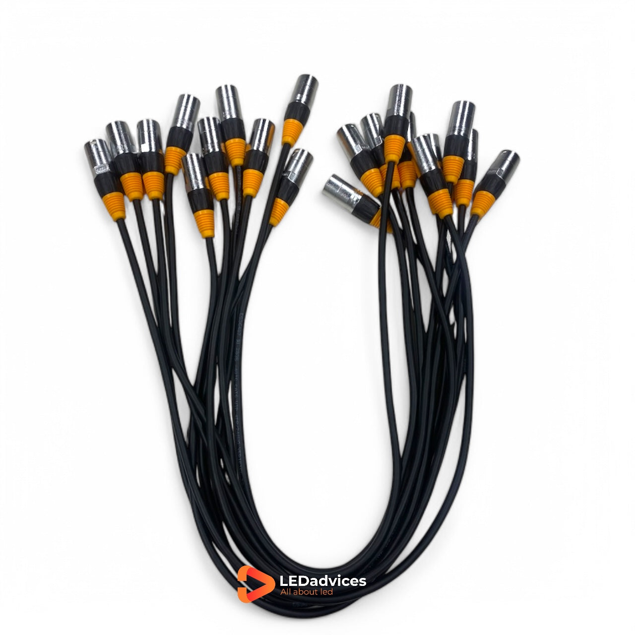 0.8m/1.2m 10pcs 24AWG CAT6 Soft & Flexible Ethernet Cable For LED Display
