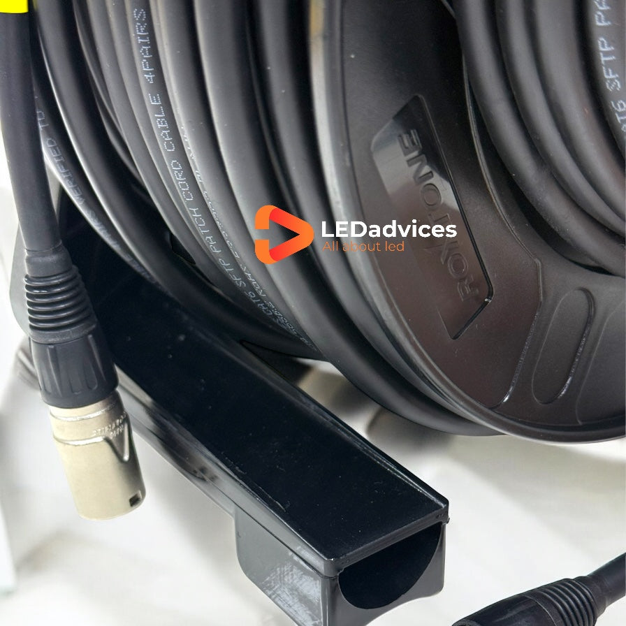 50m CAT6 SFTP Double-Shielded Flexible Cable with PCD235 Reel | Professional-Grade for LED Screens, Stage Lighting, Audio & DMX