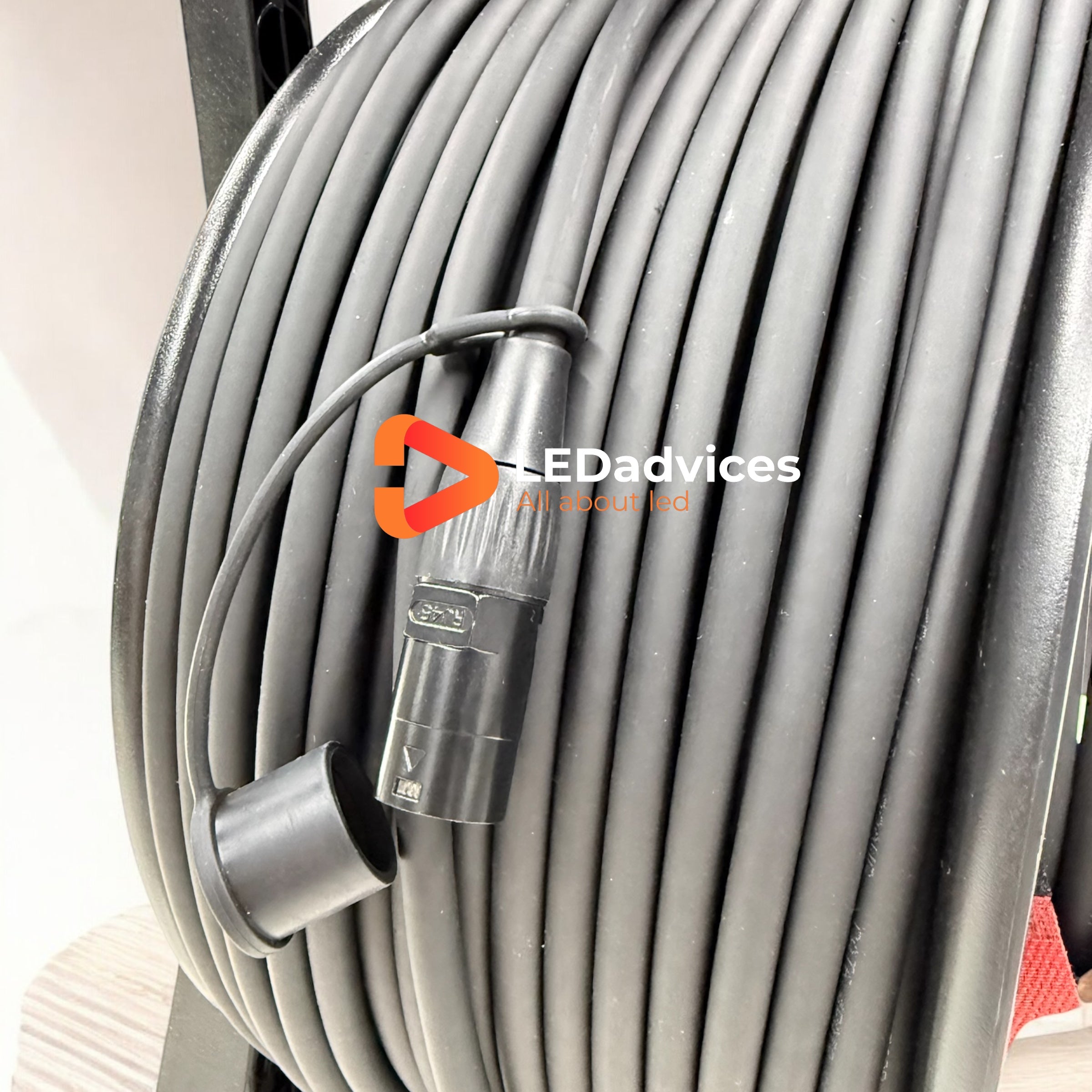70m 100m CAT6 SFTP 23AWG Super Soft Flexible Double-Shielded Cable Professional-Grade for LED Screens, Stage Lighting, Audio & DMX